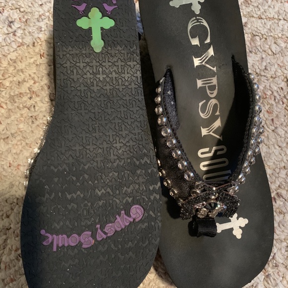 ๐๐ Gypsy Soul Sandals - BLING BLING ๐๐ Size 10 - Picture 3 of 7